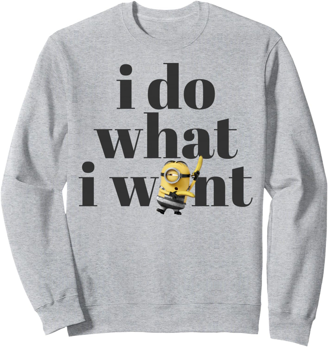 Despicable Me Minions Stuart Do What I Want Sweatshirt