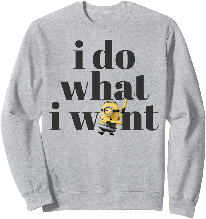 Despicable Me Minions Stuart Do What I Want Sweatshirt