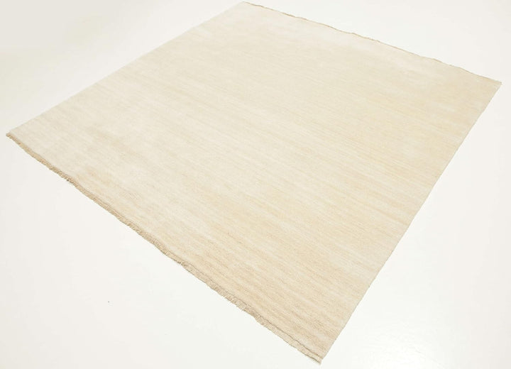 RugVista Handloom Fringes, Teppich, Shaggy/Handloom, 200 x cm, Quadratisch, Niedriger Stapel, Wohnzi