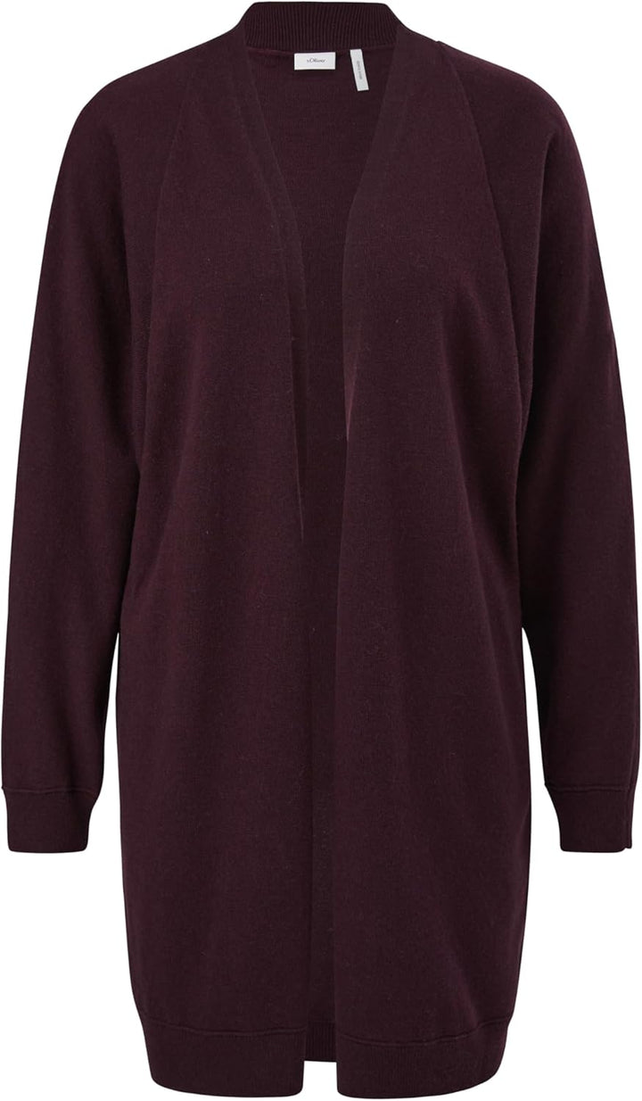 s.Oliver BLACK LABEL Damen Strickjacke L Lila, L Lila