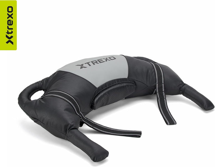 TREXO Bulgarian Exercise Bag 15 kg Krafttraining Fitness Ausdauer Perfekt für Zuhause und Fitnessstu