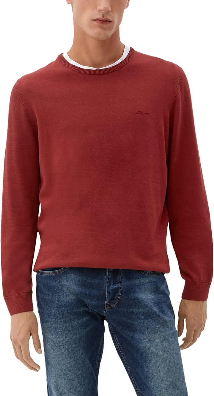 s.Oliver Herren Pullover S 3877 Rot, S 3877 Rot