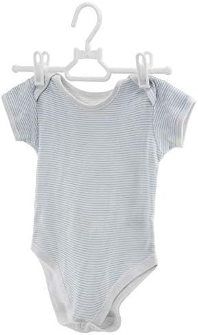 HANGERWORLD Kleiderbügel für Kinder, Kunststoff, 30 cm, Weiss, 20 Stück