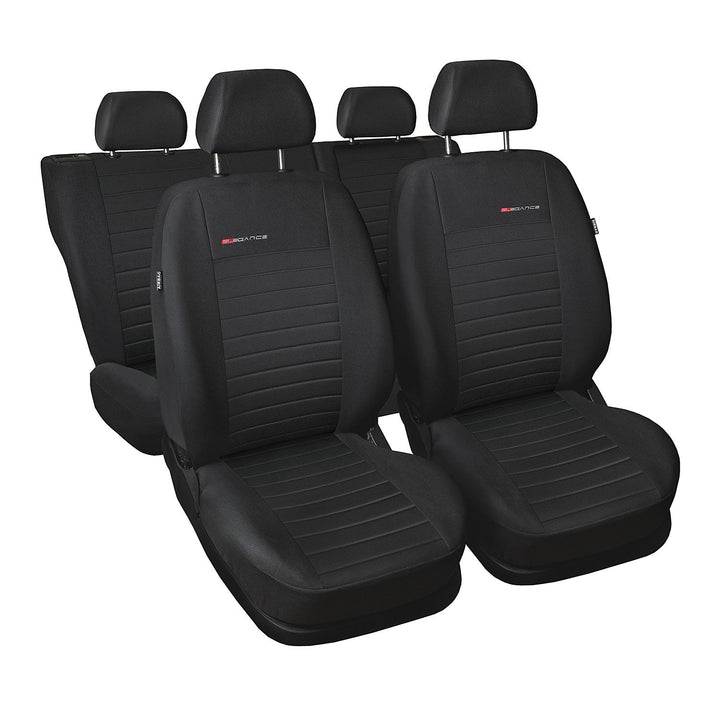 GSC Sitzbezüge Universal Schonbezüge kompatibel mit Volvo V40 Graphite, Graphite