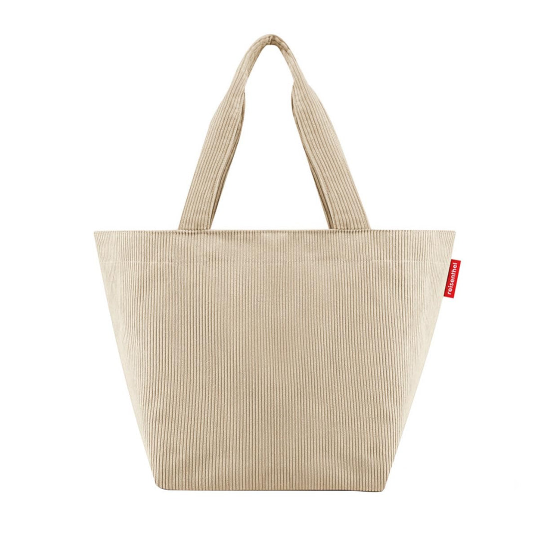 reisenthel shopper M in cord sand – Geräumige Shopping Bag und edle Handtasche in einem – Aus wasser