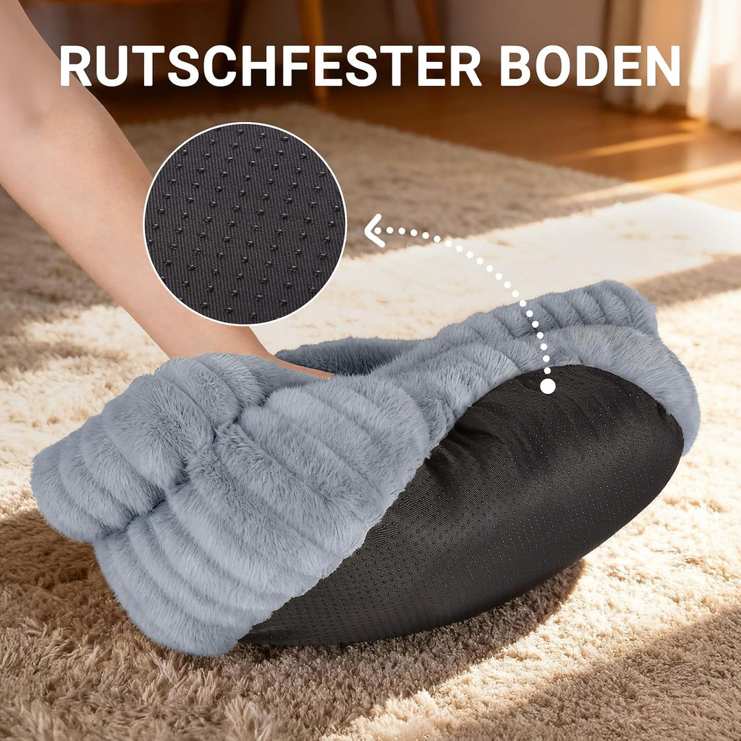 EDMIENS Katzenbett, Waschbar Indoor Katzenbett Flauschig, Rund Katzenkissen, zweiseitig Innenkissen