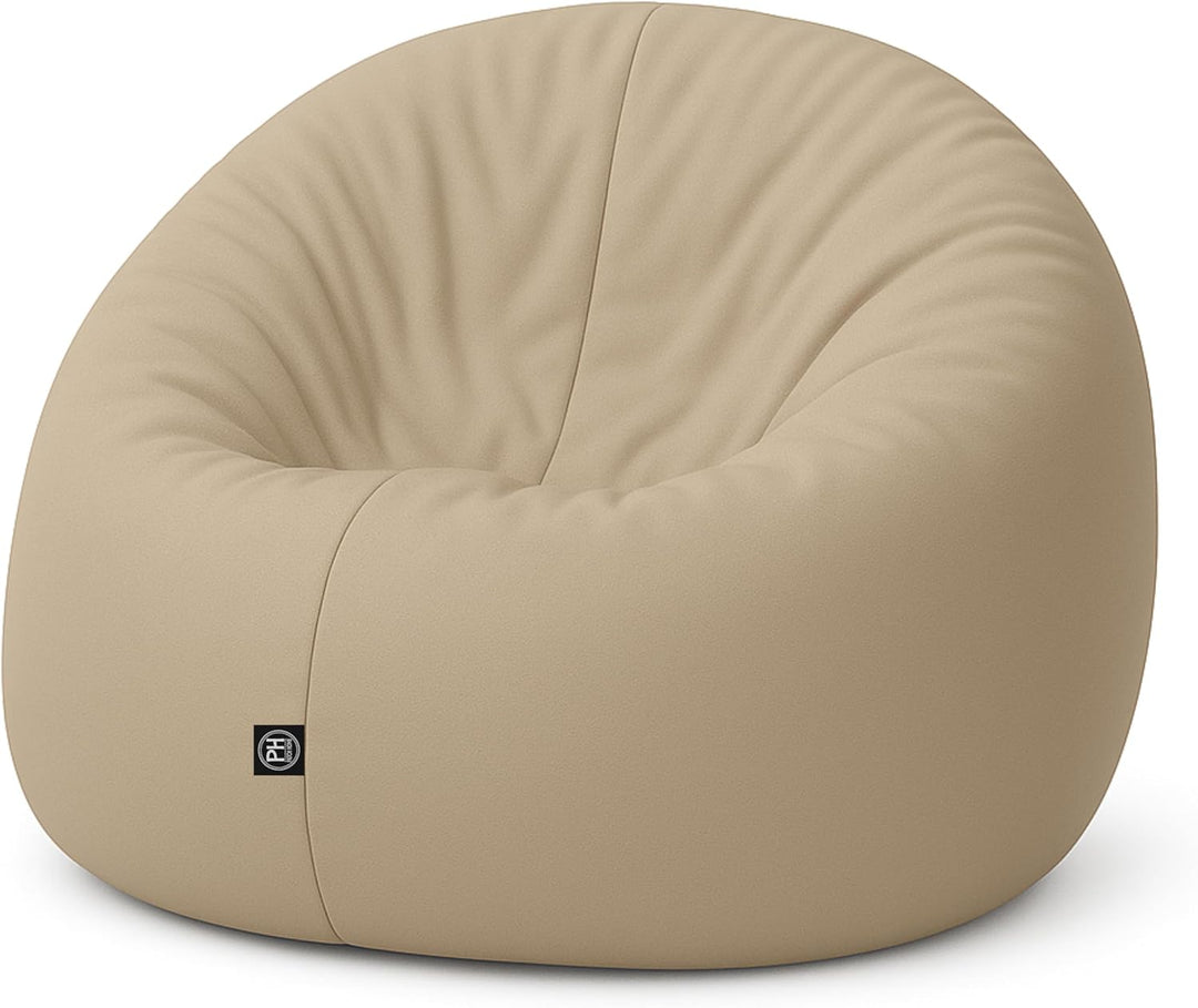 PATCH HOME Sitzsack 2 in 1 Sitzkissen Bodenkissen für Erwachsene &amp; Kinder - Gaming mit Füllung Kisse