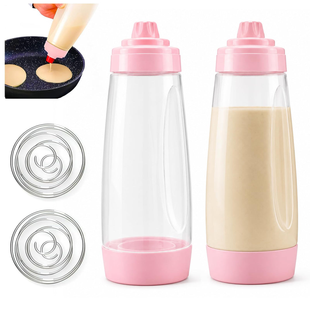 2 Stück Rosa Pancake Portionierer
