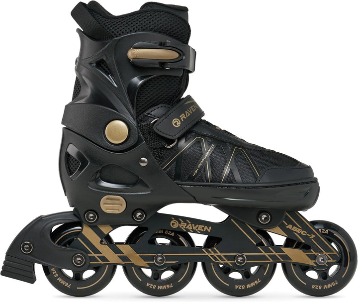RAVEN Expert 2in1 Schlittschuhe Hockey Inline Skates Inliner für Kinder und Erwachsene verstellbar 4