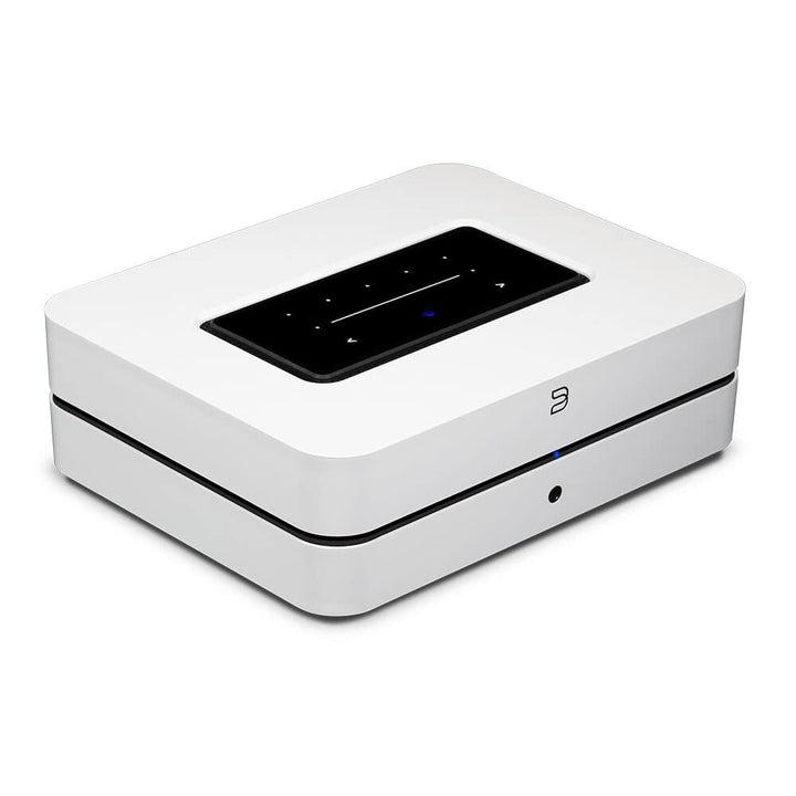Bluesound Powernode kabelloser hochauflösender Multiroom-Musik-Streamer-Verstärker - Weiss Bluesound