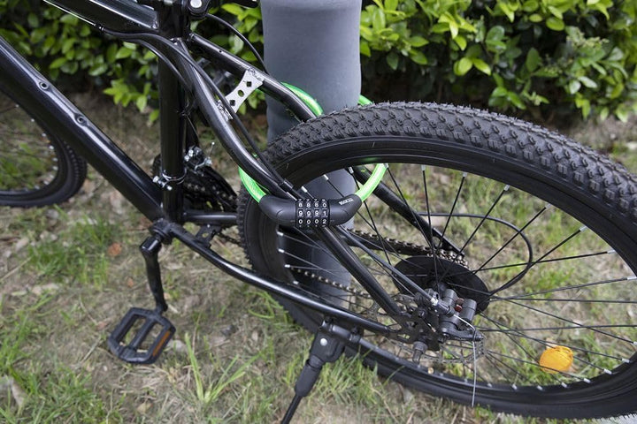 Sparco Vorhängeschloss für Fahrrad, weich, gelb, aus Zinkstahl, Messing, ABS-PVC, mit Kombination