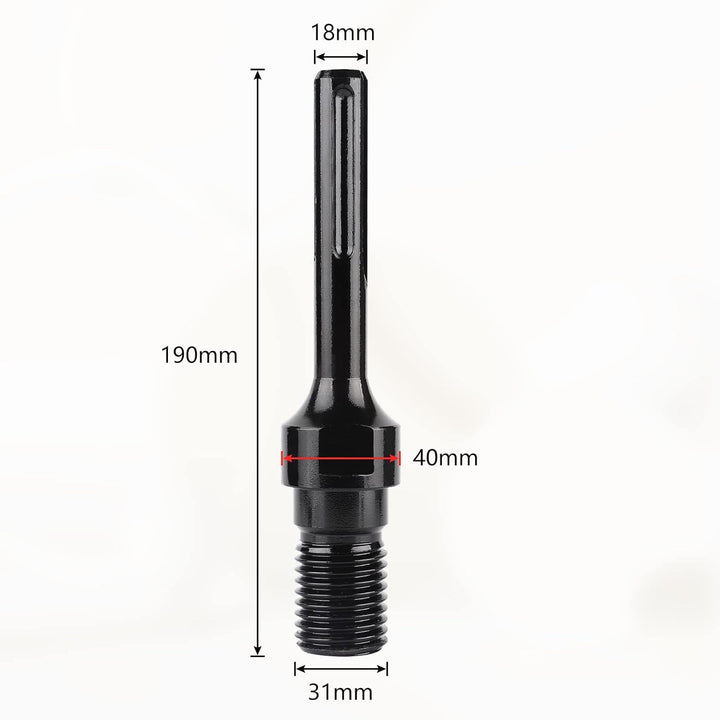 CPROSP 1¼" UNC Diamantbohrkrone mit SDS MAX Adapter, Kernbohrkrone DM 82 mm, L 420 mm, Kernbohrer fü