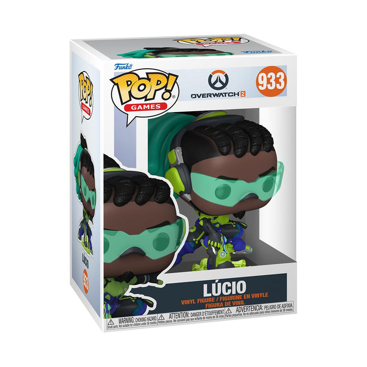 Funko Pop! Games: Overwatch 2 Lucio - Vinyl-Sammelfigur - Geschenkidee - Offizielle Handelswaren - S