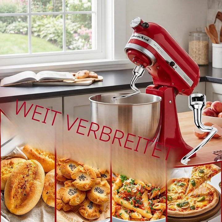 Edelstahl Knethaken für KitchenAid 4,5/5qt Kippkopf K45DH für Knethaken KitchenAid Edelstahl Zubehör