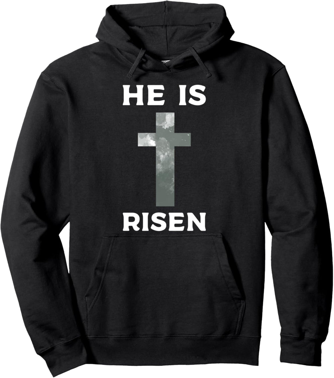 Ist gestiegenes Kreuz Pastor oder Priester Pullover Hoodie