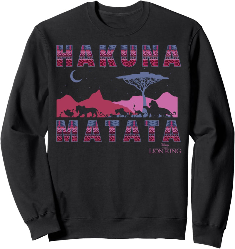 Disney The Lion King Hakuna Matata Moon And Mountains Sweatshirt