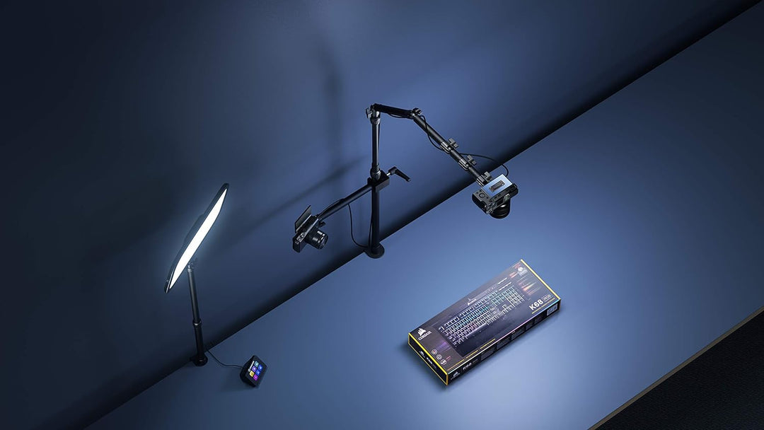 Elgato Solid Arm, Befestigungsarm mit gepolsterter Klemme für einfaches Befestigen und Anpassen von