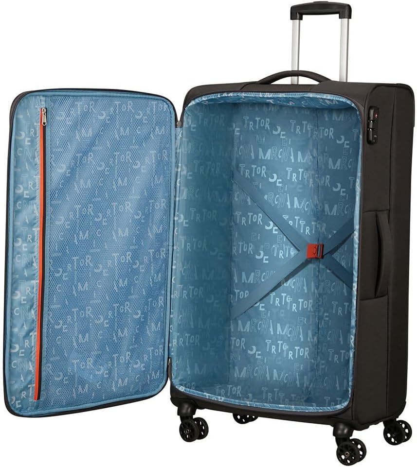 American Tourister Sea Seeker - Spinner XL, Koffer, 80 cm, 92.5 L, Grau (Charcoal Grey) Grey (Charco