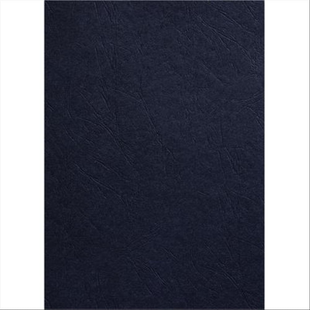GBC T22410029 Einbanddeckel LeatherGrain Karton, 250 g/qm, A3, 100 Stück, schwarz