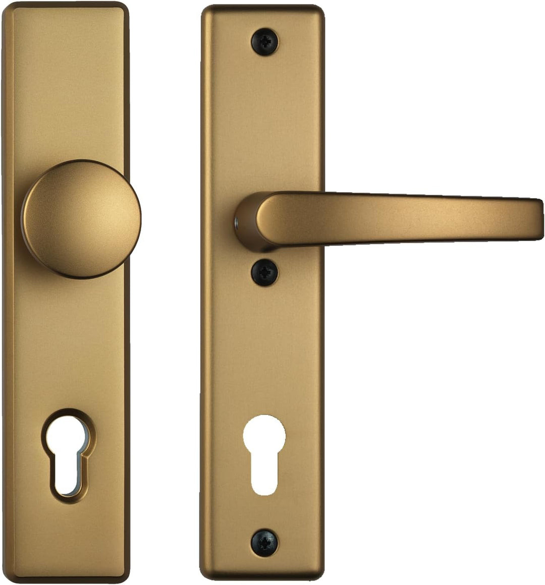 ABUS Tür-Schutzbeschlag HLS214 F4 08302 Wechselgarnitur F4 Bronze, Wechselgarnitur F4 Bronze