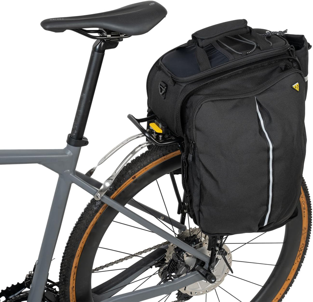 Topeak MTX TrunkBag EXP (MTX 2.0) mit TrunkLock – 16,6 L Gepäckträgertasche mit QuickTrack-System, a