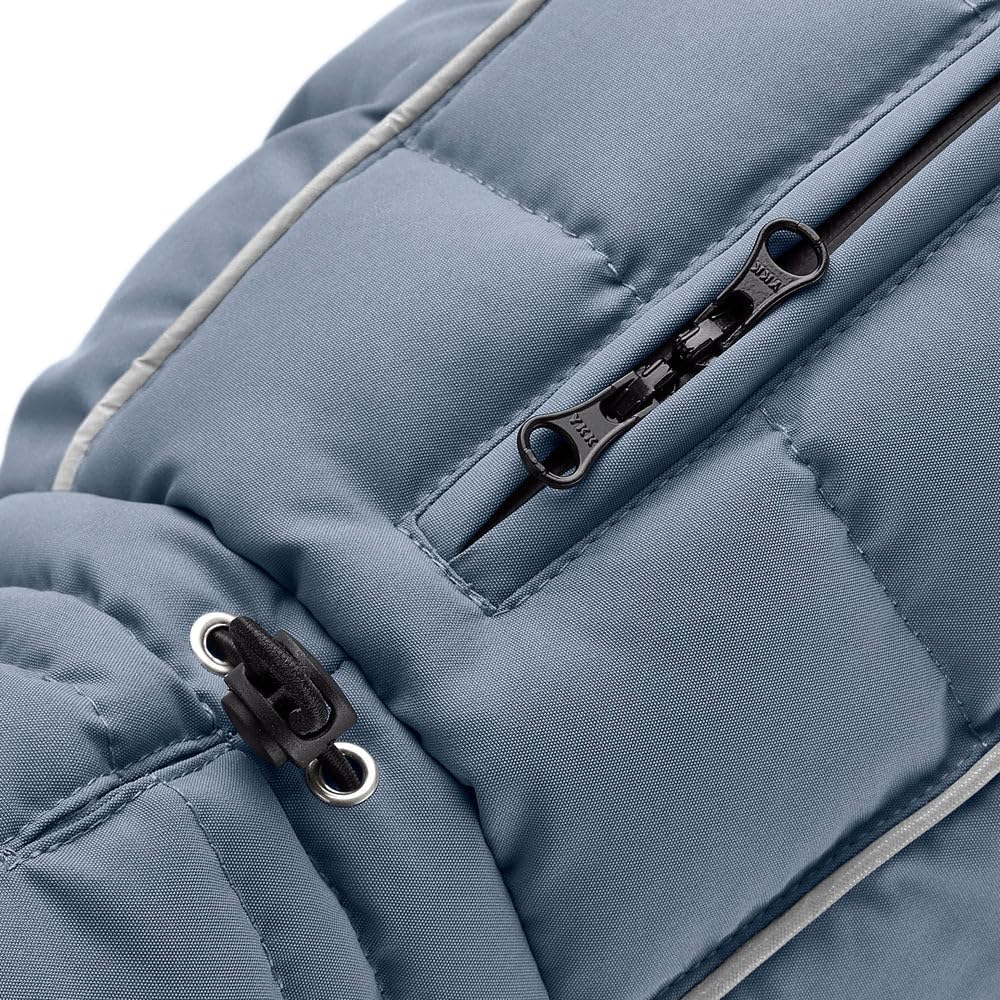 HUNTER Hundemantel Paxson Dachshund, Farbe: taubenblau, wasserabweisend & warm gefüttert, idealer We