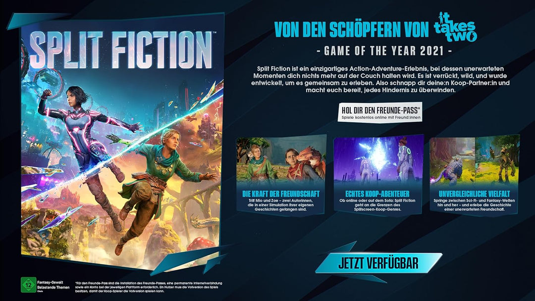 Split Fiction PS5 | Deutsch PS5 - Box Standard, PS5 - Box Standard