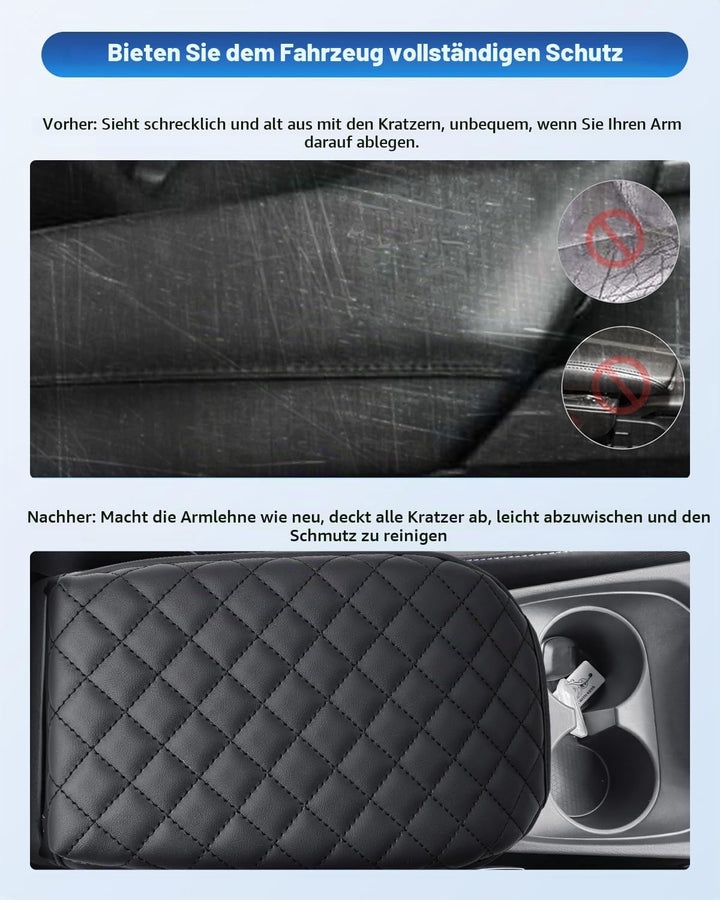 CDEFG Kompatibel mit Nissan Qashqai j12 2021-2024 2025 Mittelarmlehne Armlehnen Deckel Abdeckung Kra