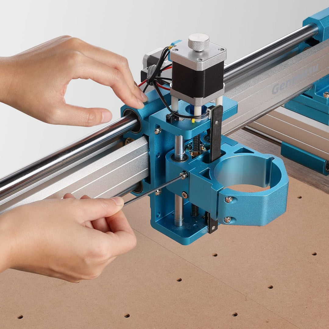 Aluminium CNC Spindelhalterung mit 65mm Durchmesser, Spindelhalterung für Genmitsu 3020 PRO MAX V2 &