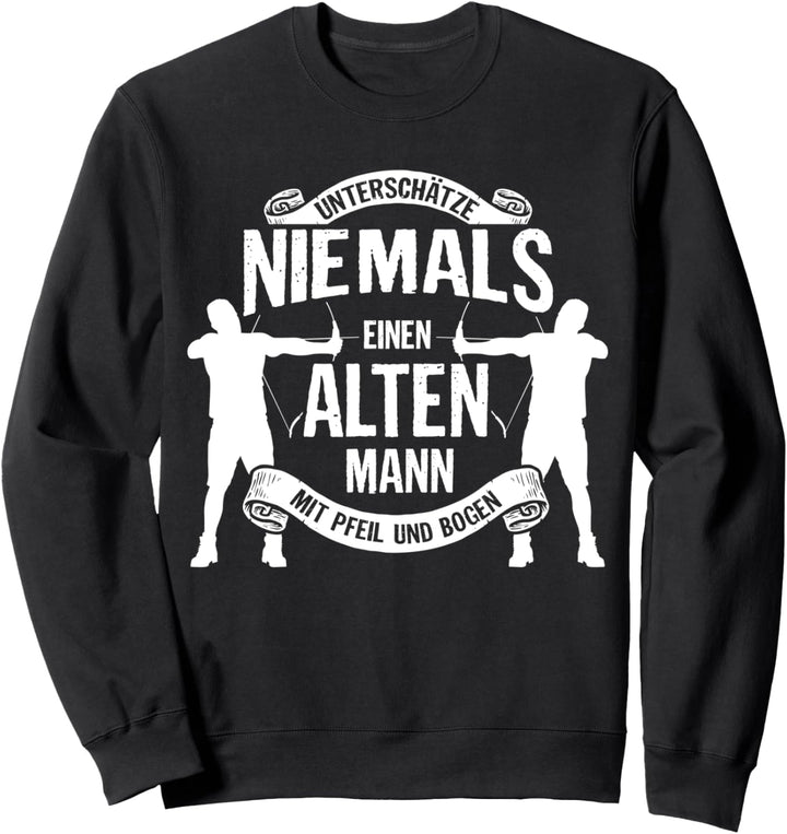 Bogenschiessen Bogensport Bogenschütze Pfeil Männer Geschenk Sweatshirt