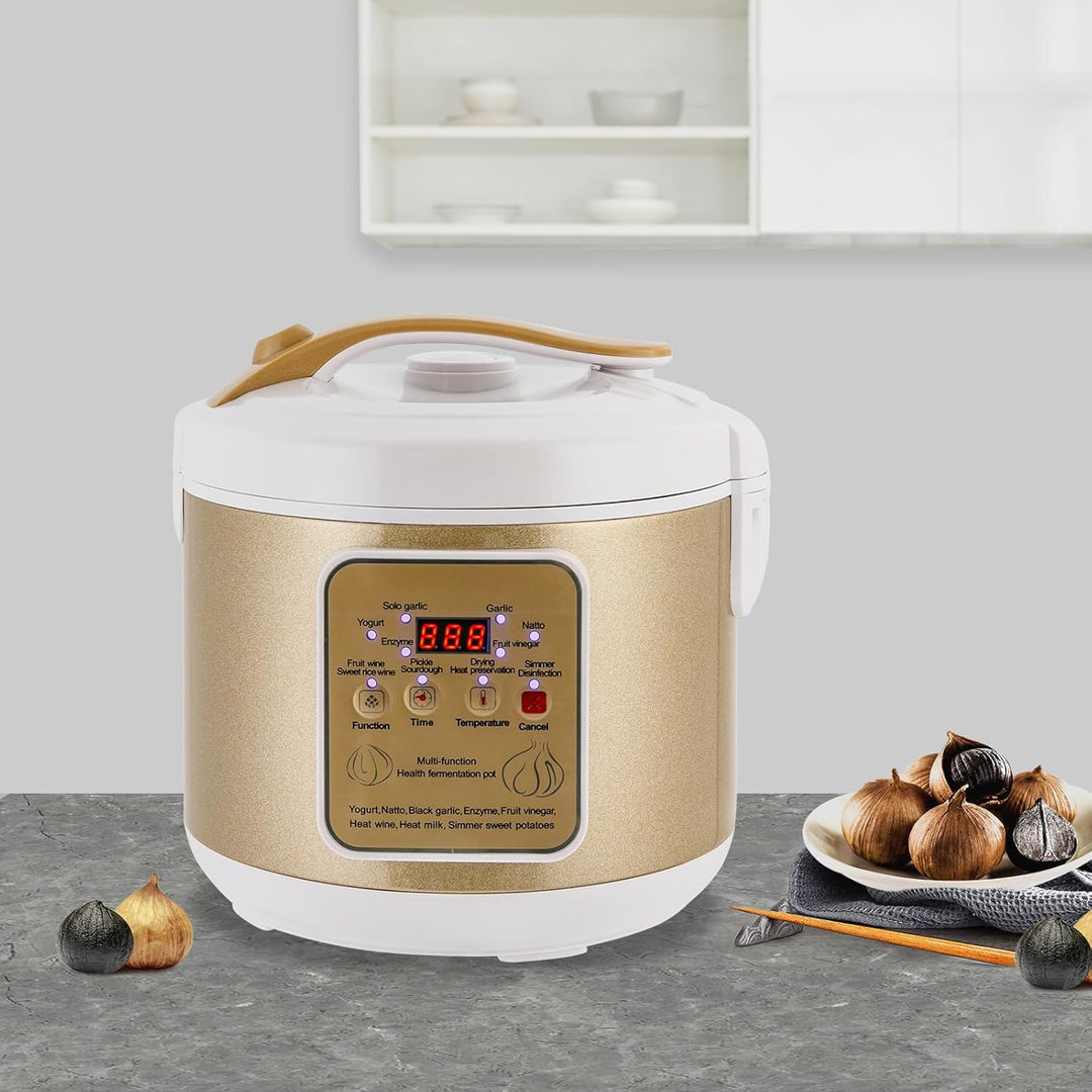 Fermentationsglas Joghurtbereiter Ohne Strom Elektrischer Fermenter für Schwarze Knoblauch 6L 90W mi