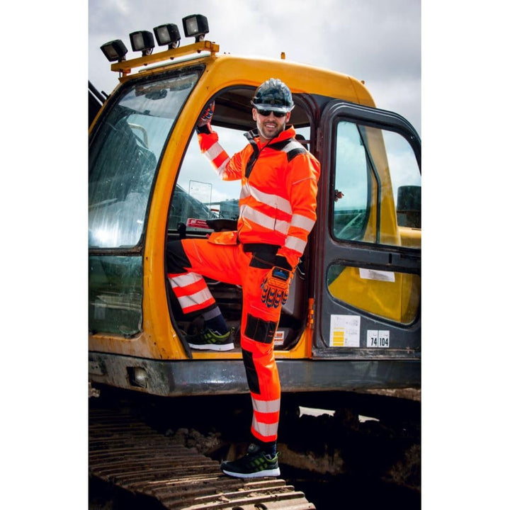 Portwest PW3 Warnschutzjacke, Grösse: M, Farbe: Orange/Schwarz, T500OBRM