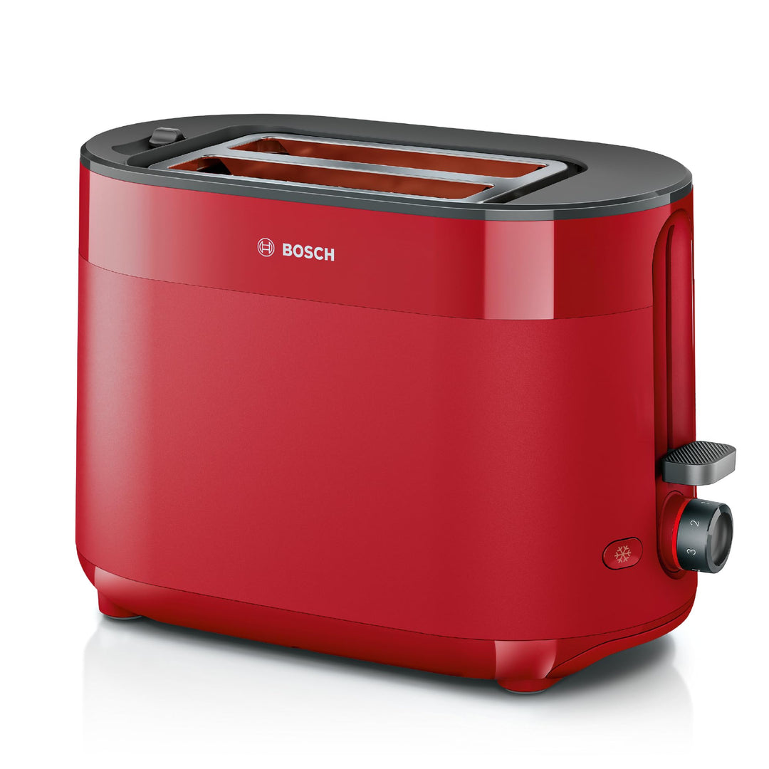 Bosch Kompakt Toaster MyMoment TAT2M124, integrierter Brötchenaufsatz, mit Auftaufunktion, mit Absch