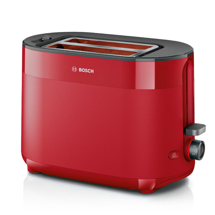 Bosch Kompakt Toaster MyMoment TAT2M124, integrierter Brötchenaufsatz, mit Auftaufunktion, mit Absch