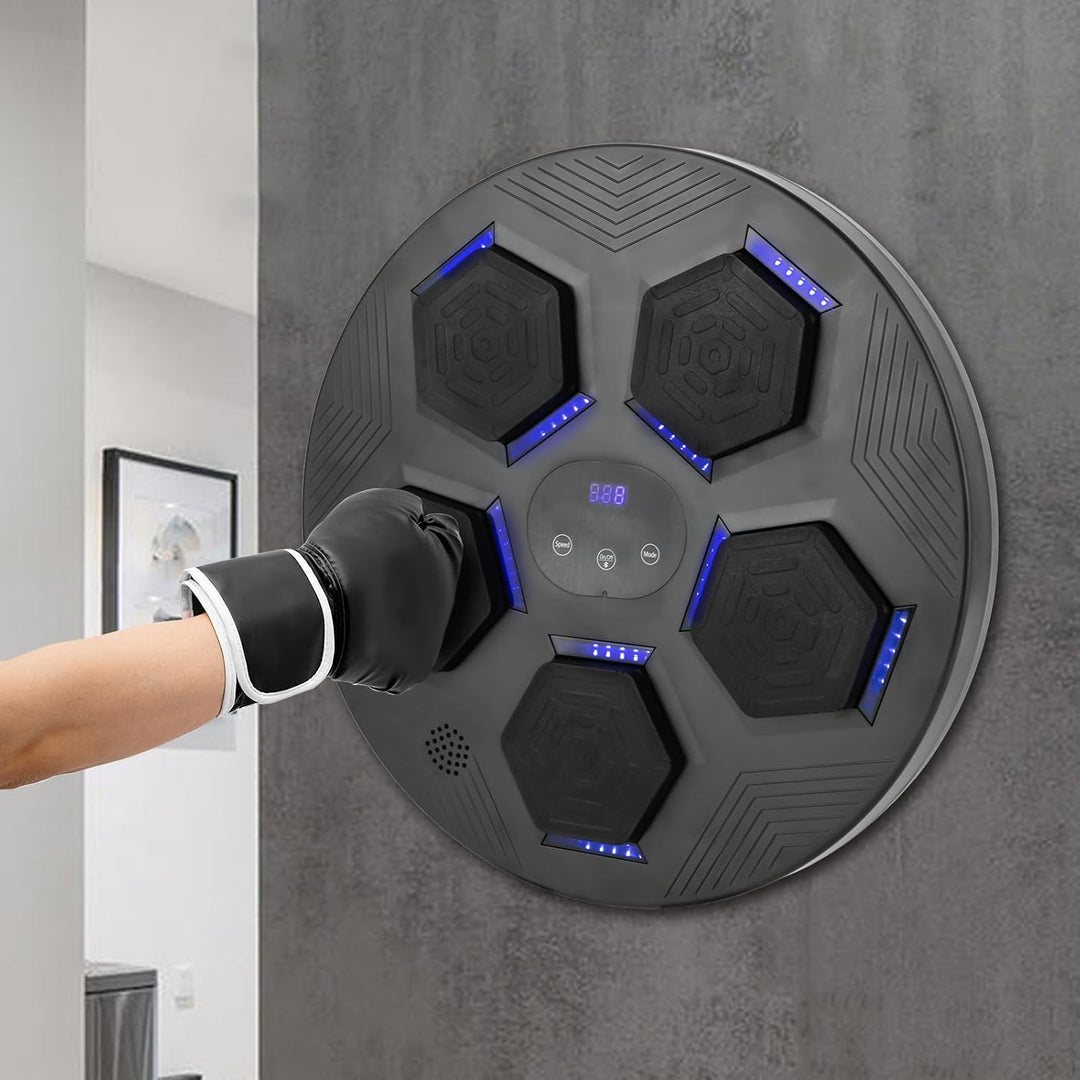 Music Boxing Machine Für Erwachsene, Led Licht Bluetooth Musikboxing Maschine Mit USB-ladekabel, 1pa