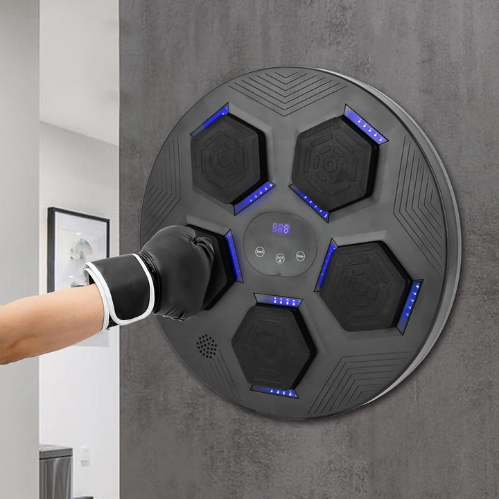 Music Boxing Machine Für Erwachsene, Led Licht Bluetooth Musikboxing Maschine Mit USB-ladekabel, 1pa