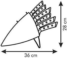 Tescoma Messerblock, Edelstahl, Silber/schwarz, 38 x 28 x 8.5 cm, 7