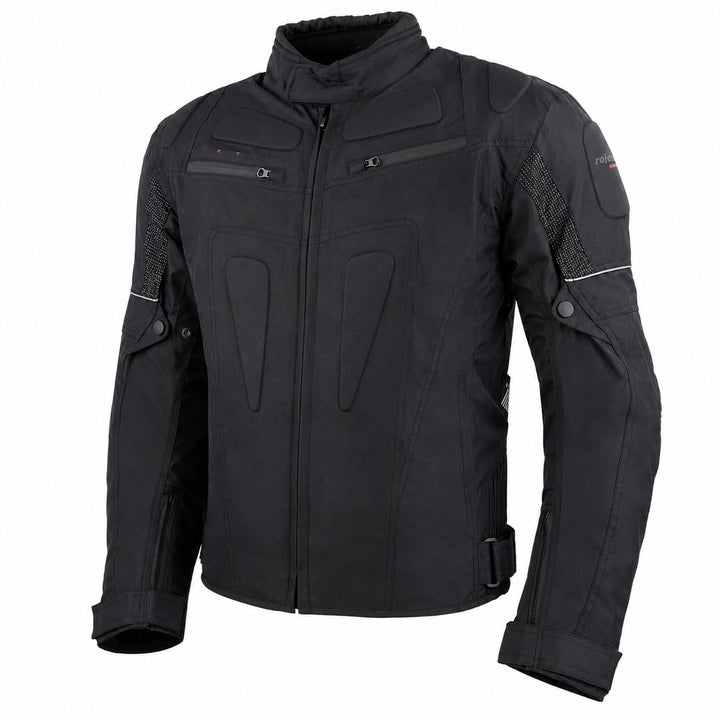 ROLEFF RACEWEAR Motorradjacke Riga, Schwarz, Grösse M