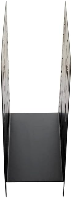 HAKU Zeitschriftenständer Metall schwarz Zeitungsständer Zeitungsablage - Masse: B 37 x H 26 x T 12