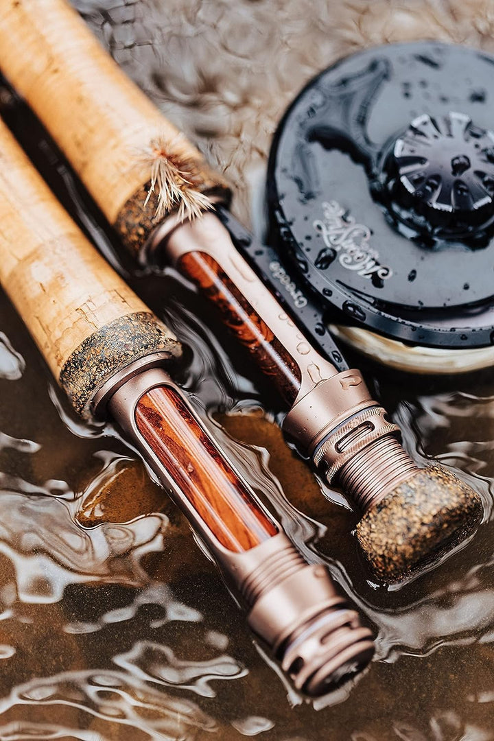 Moonshine Rod Co. The Drifter II Series Fliegenfischrute mit Tragetasche und extra Rutenspitze 3WT-