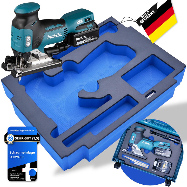Schaumeinlage Schaumstoffeinlage für Makita Akku-Stichsäge DJV181