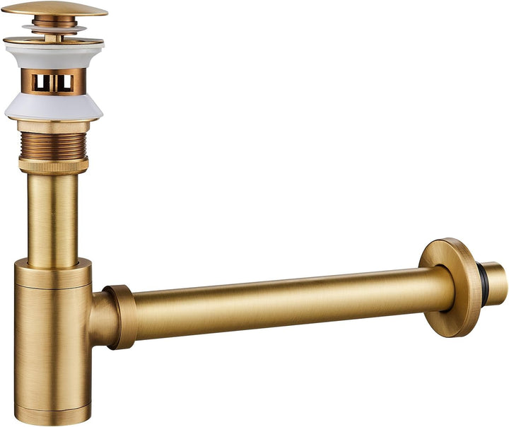 Siphon Universal für Waschbecken & Waschtisch, KEOKBON Syphon & Pop up Ventil Ablaufgarnitur mit Übe