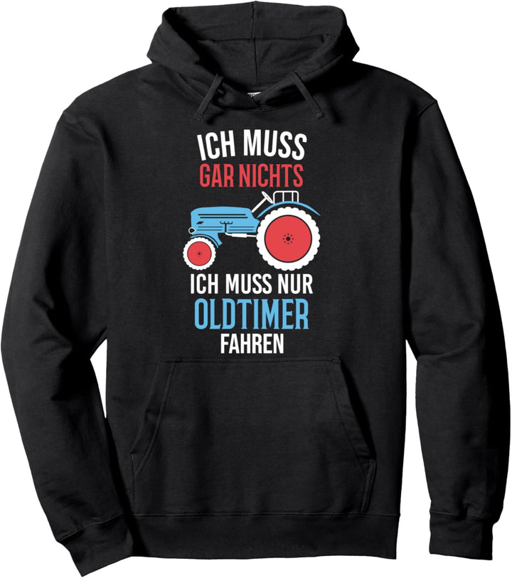 Oldtimer Traktor & Landwirt mag Trecker Motiv für den Bauer Pullover Hoodie