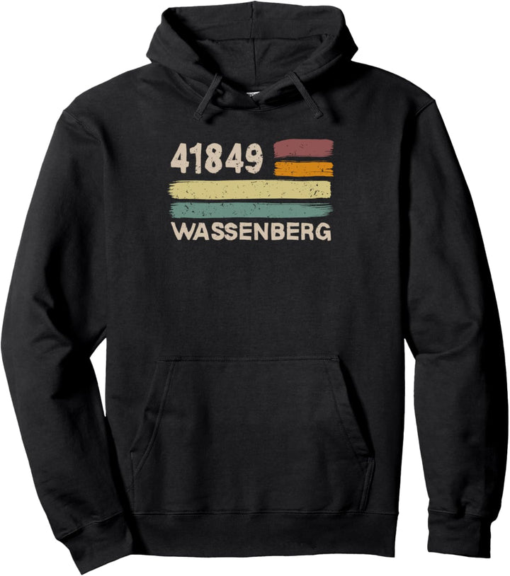 Retro 41849 Wassenberg Vintage Gemeinde PLZ Pullover Hoodie