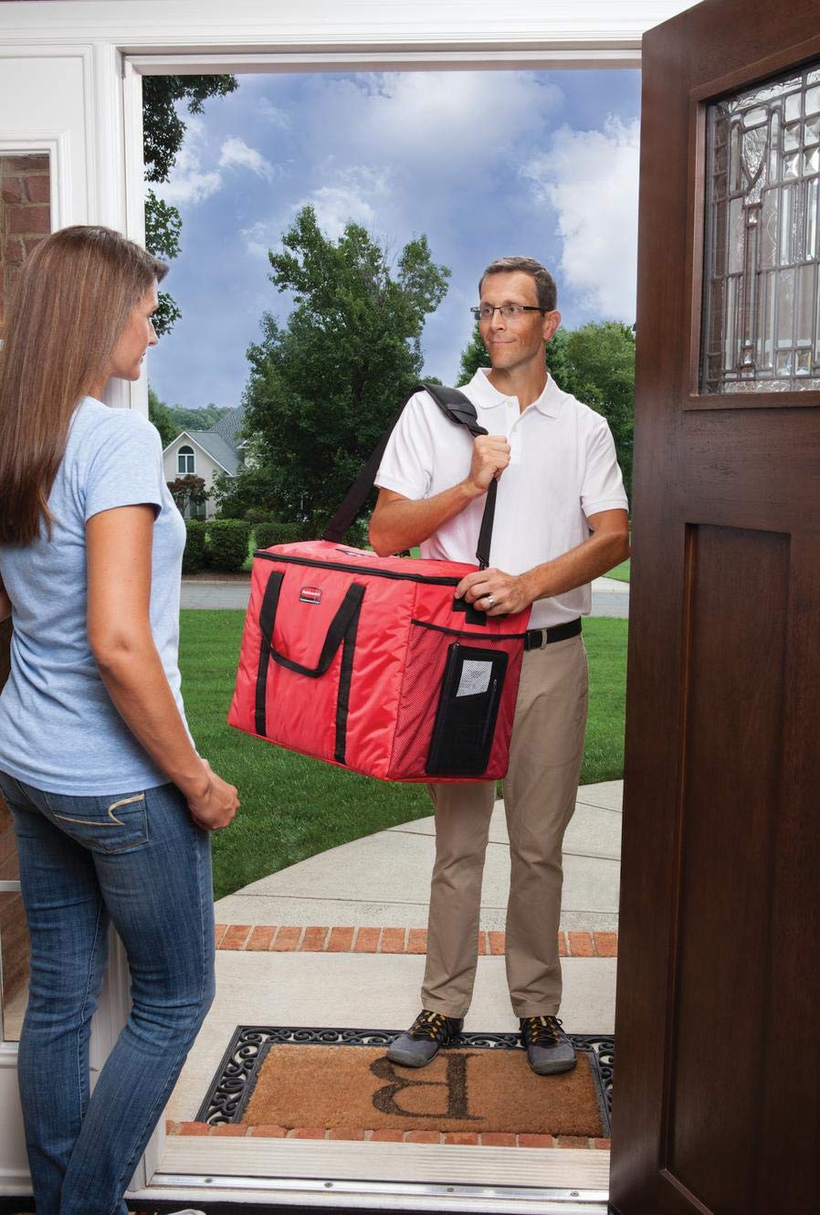 Rubbermaid Commercial Products Professional Large Pizza Catering Delivery Bag Pizza, Mahlzeitenservi