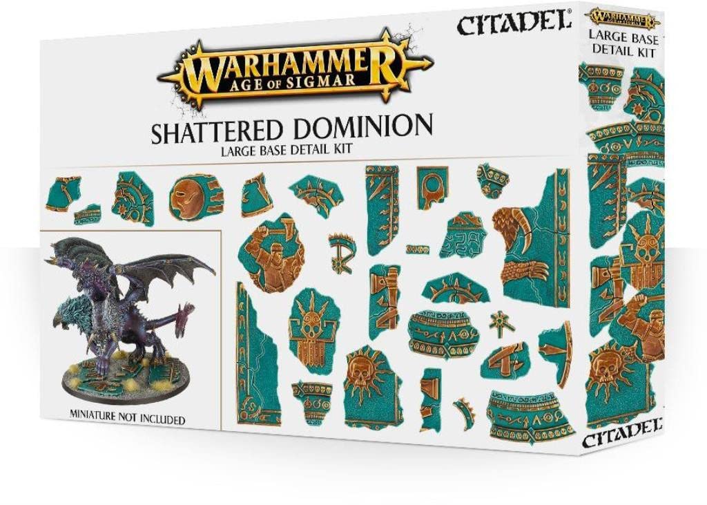 Games Workshop 99120299036 Age of Sigmar Splattered Dominion Grosses Basis-Detail-Set