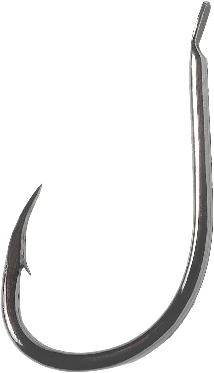 VMC 7005 Feeder Haken gebunden 50cm Vorfach - Extra starke Vorfachhaken aus Carbonstahl für Feederan