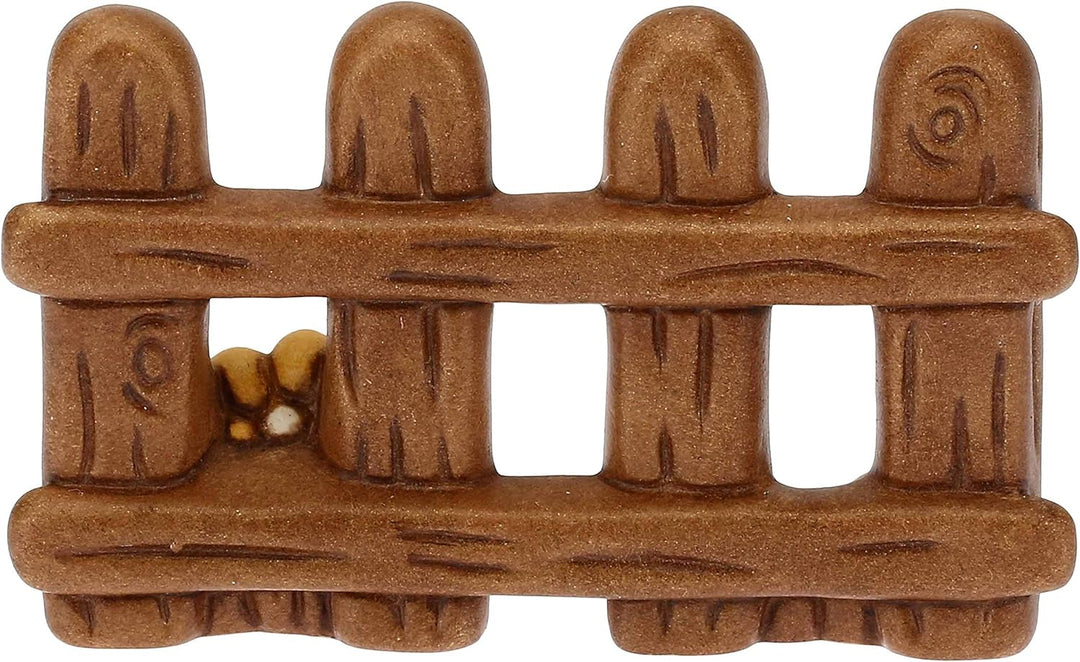 THUN - Set 2 Stück Zaun - Klassische Krippe - Keramik - 8 x 1,5 x 5 cm H ca.