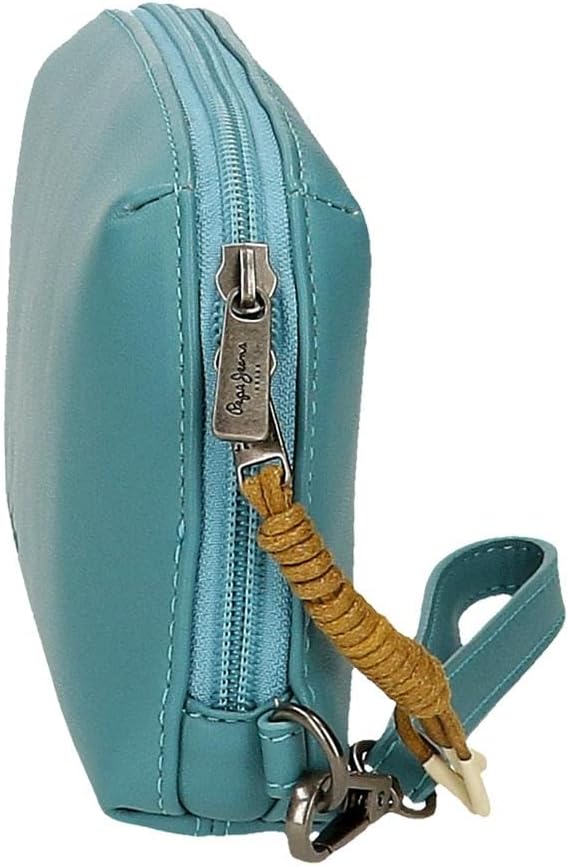 Pepe Jeans Damen Bea Gepäck- Kuriertasche Bolso de Mano Blau, Bolso de Mano Blau