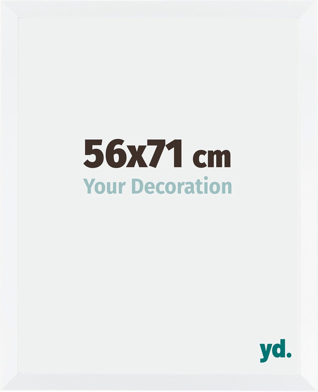 yd. Your Decoration - Bilderrahmen 56,00x71,00 cm - Bilderrahmen aus MDF mit Acrylglas - Antireflex